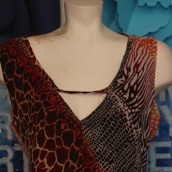 Igigi Maxi Dress Animal print Plus Size 14 24 - Picture 3 of 8